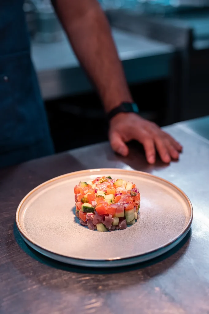 Atlantic fish tartare