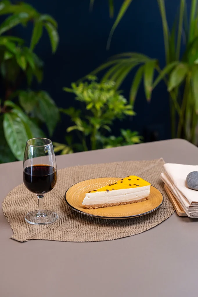 Passion fruit cheesecake